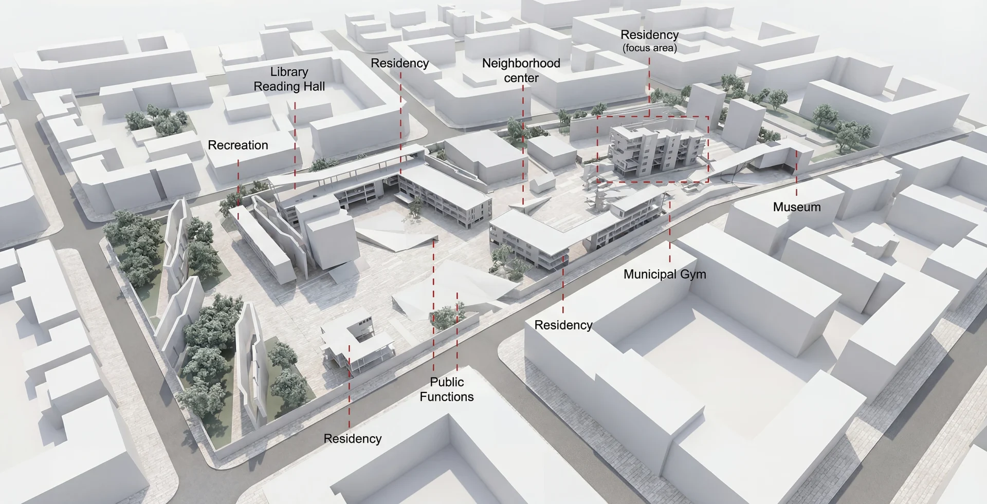 Academy District: Strategic Urban Regeneration, project view 3